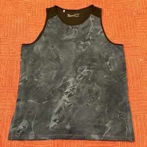Heatgear Under Armour Black and Blue Tank Top